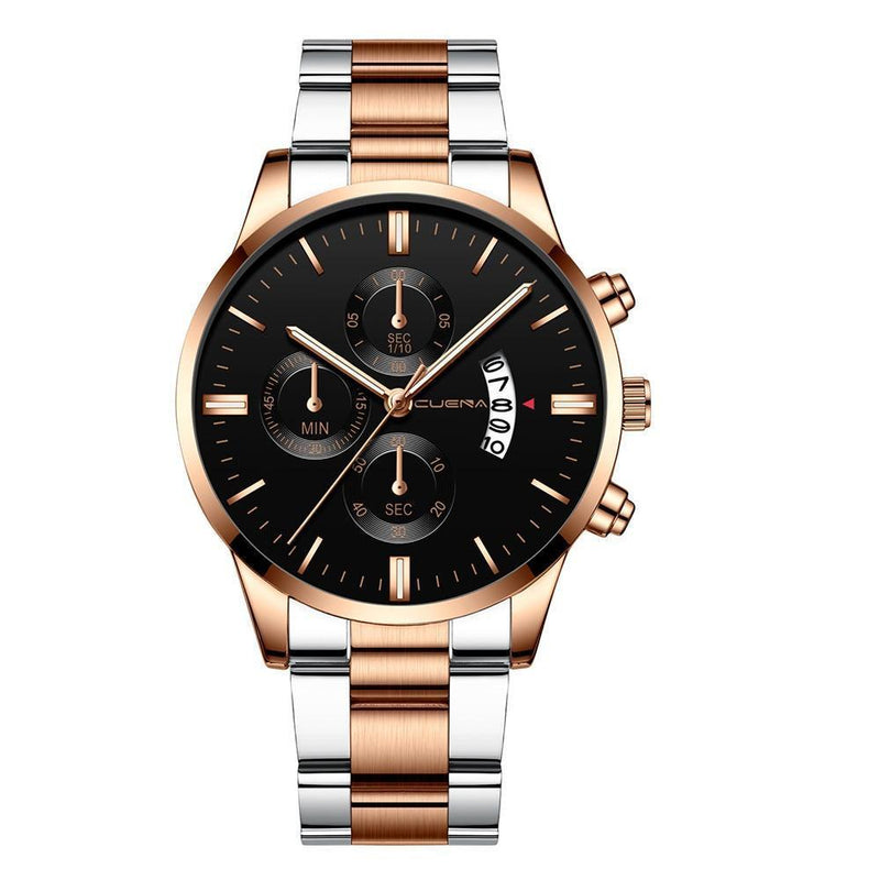 Reloj de acero inoxidable para hombre - Envío gratis