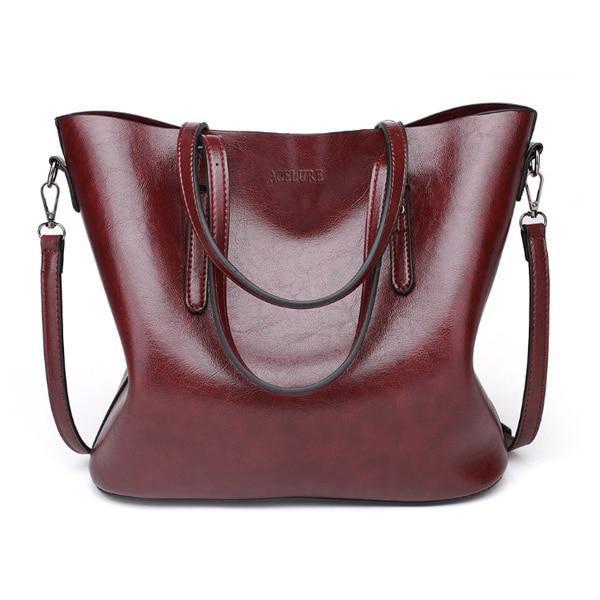 Bolso de cuero de lujo para mujer