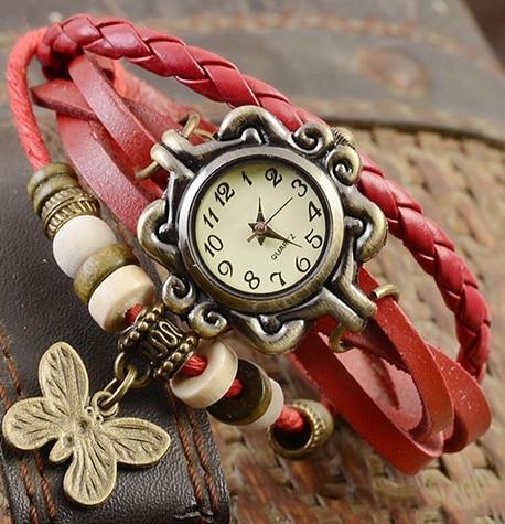 Reloj mariposa de cuarzo para mujer Buterfly - Envío gratis 