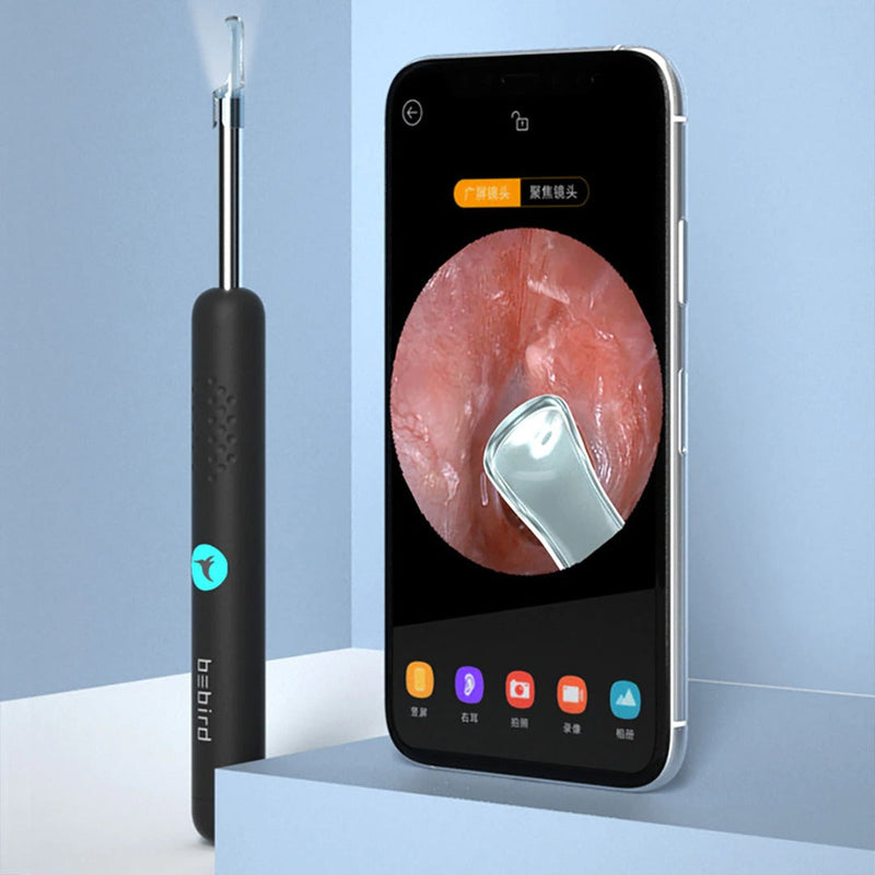 Bebird Endoscopio Mini Cámara 300W Auricular