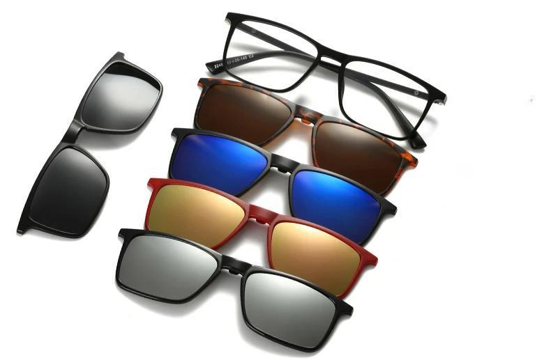 Nuevas Gafas Retro - 5 en 1 Originales con Imán - Envío Gratis