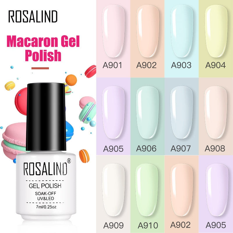 Esmalte de uñas en gel Rosalind - Colores caramelo 