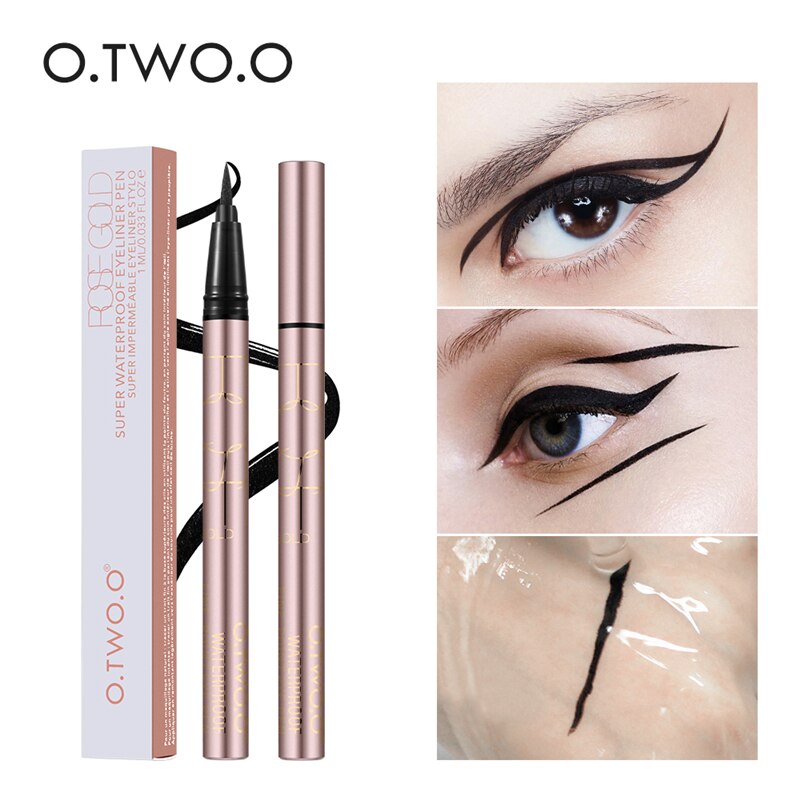 O.TWO.O Kit de maquillaje para ojos: rímel, rímel para cejas y delineador de ojos 