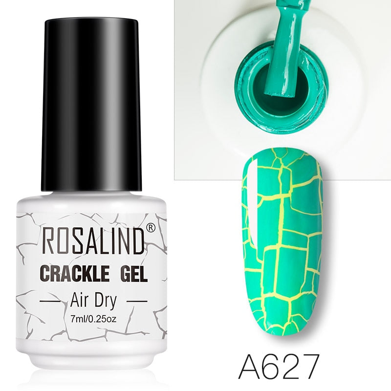 Esmalte de uñas en gel Rosalind - Efecto craquelado 