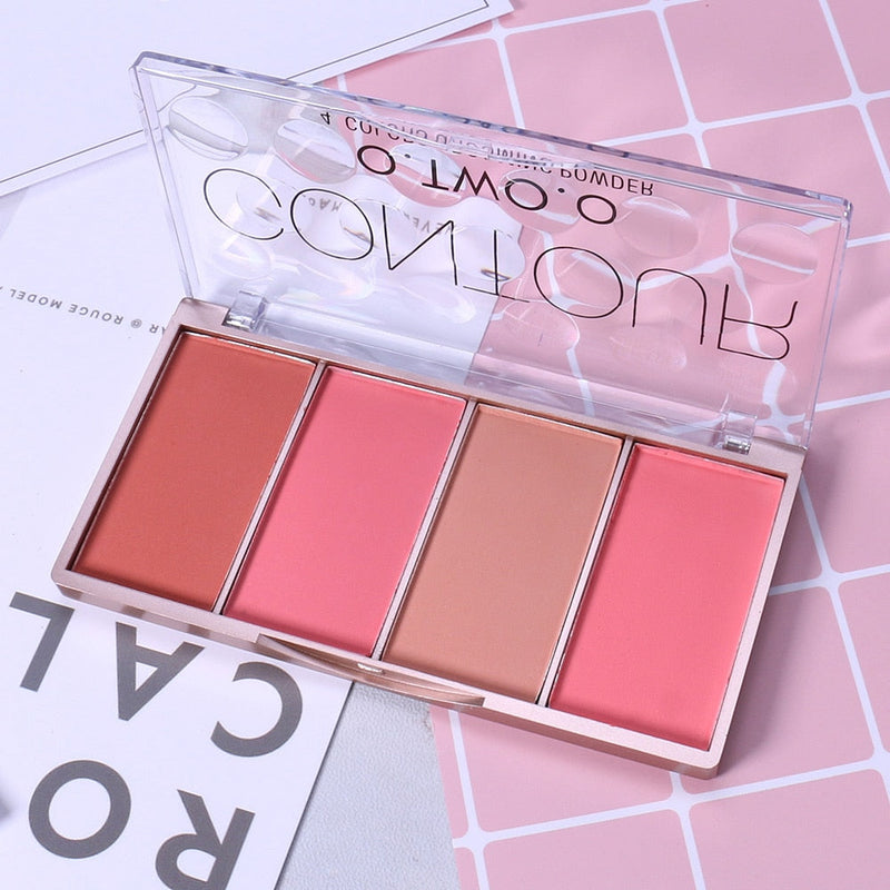 O.TWO.O Paleta Contorno Facial 4 Colores 