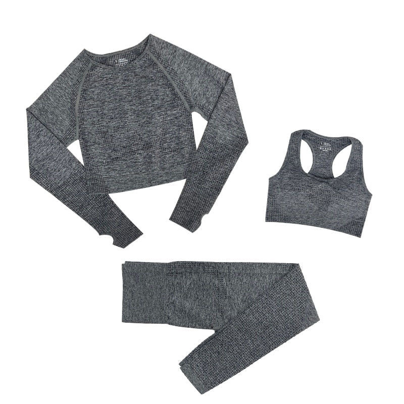 Set de yoga fitness para mujer - 3 piezas