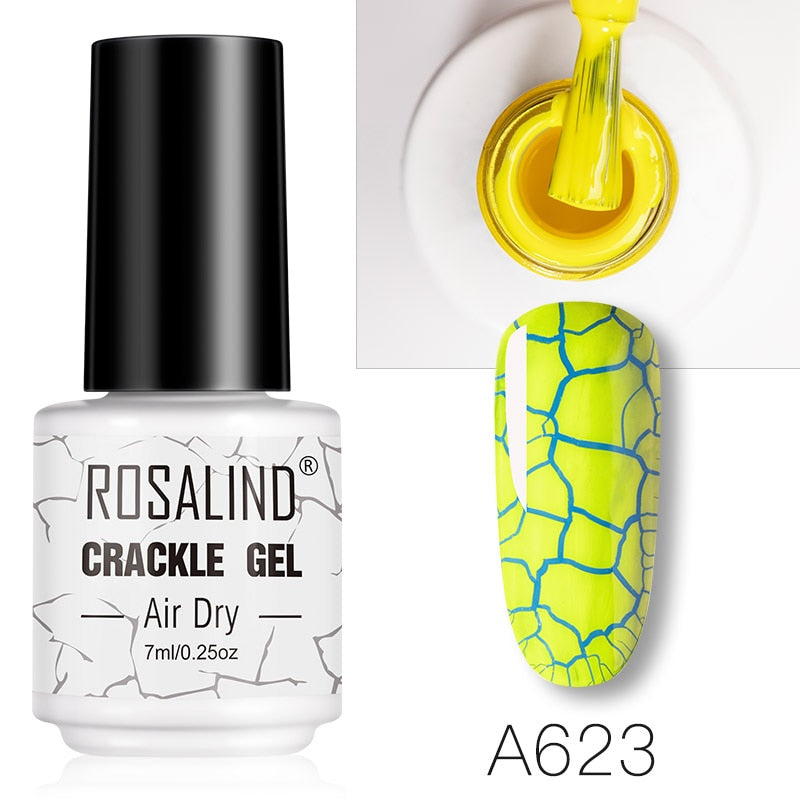 Esmalte de uñas en gel Rosalind - Efecto craquelado 