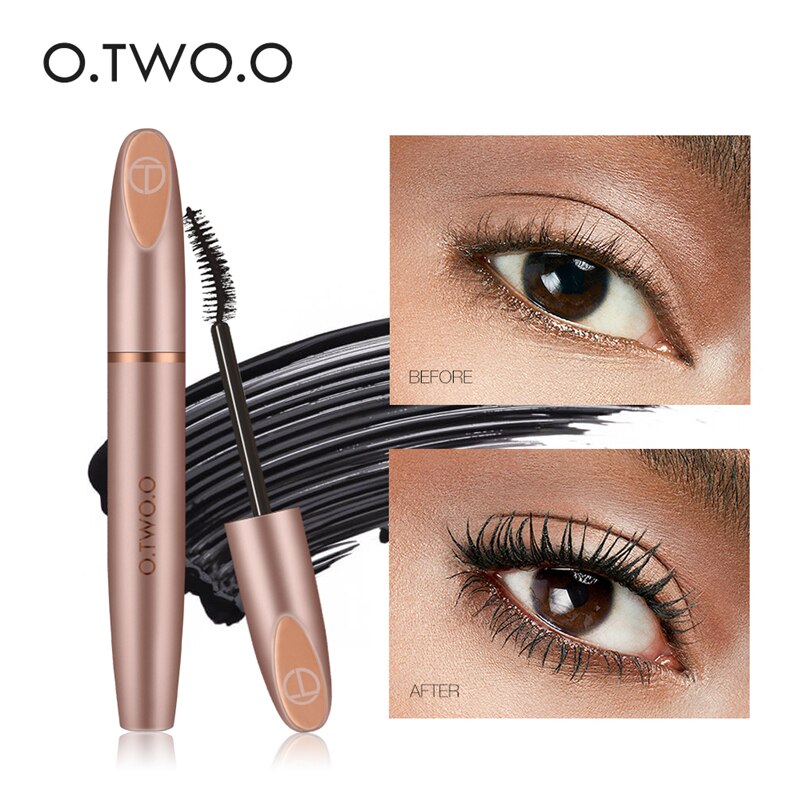 O.TWO.O Kit de maquillaje para ojos: rímel, rímel para cejas y delineador de ojos 