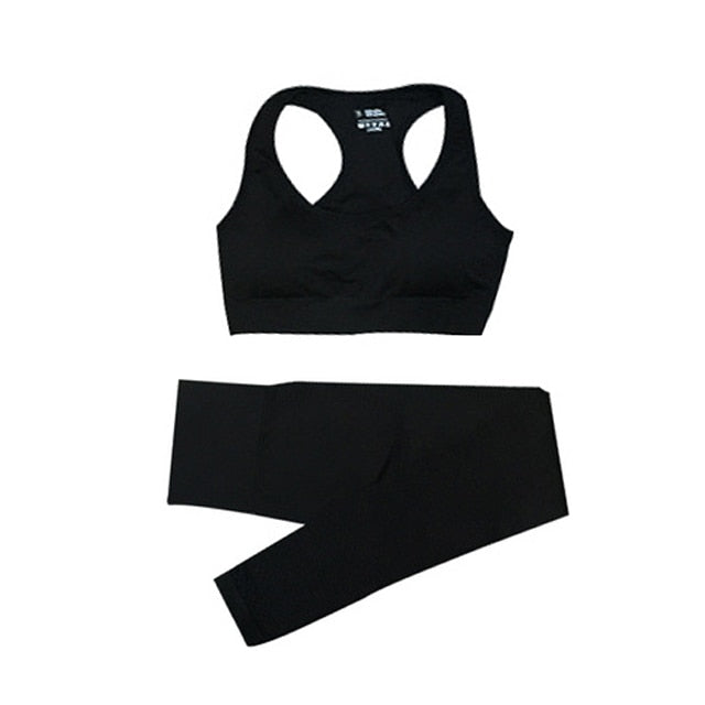 Set de yoga fitness para mujer - 2 piezas