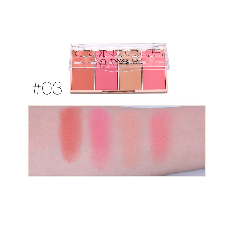 O.TWO.O Paleta Contorno Facial 4 Colores 