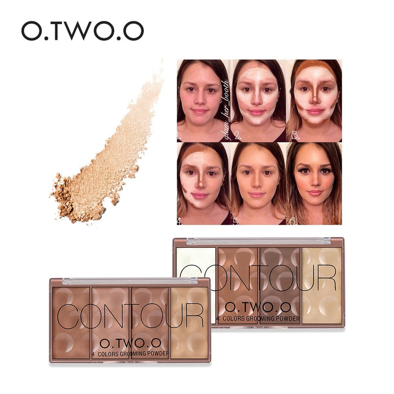 O.TWO.O Paleta Contorno Facial 4 Colores 