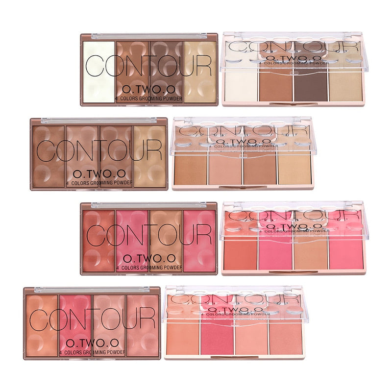 O.TWO.O Paleta Contorno Facial 4 Colores 