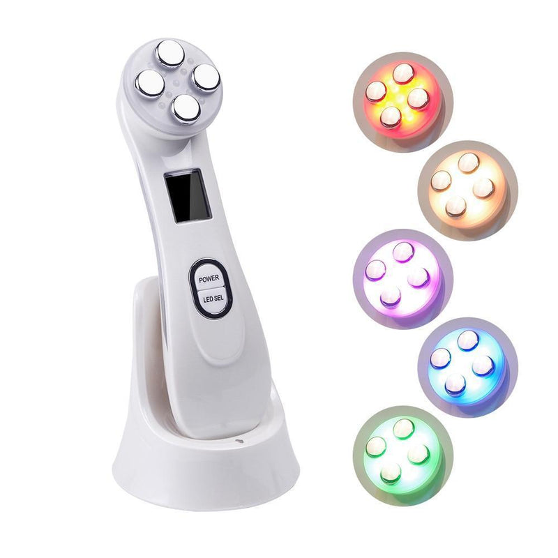 Dispositivo de tratamiento de fototerapia facial LED - 5 en 1