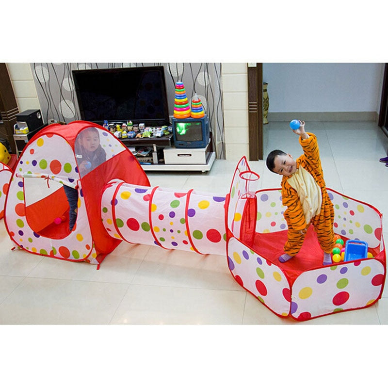 Piscina de Bolas Infantil 3 en 1 - Tienda de Juegos Imbaby 