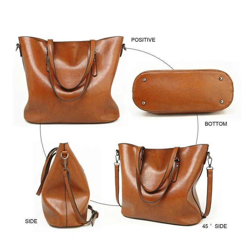 Bolso de cuero de lujo para mujer