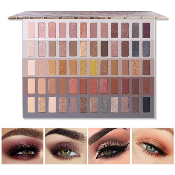 Paleta de sombras de ojos UCANBE - 60 colores