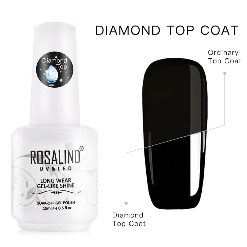 Esmalte de uñas en gel Rosalind - Efecto craquelado 