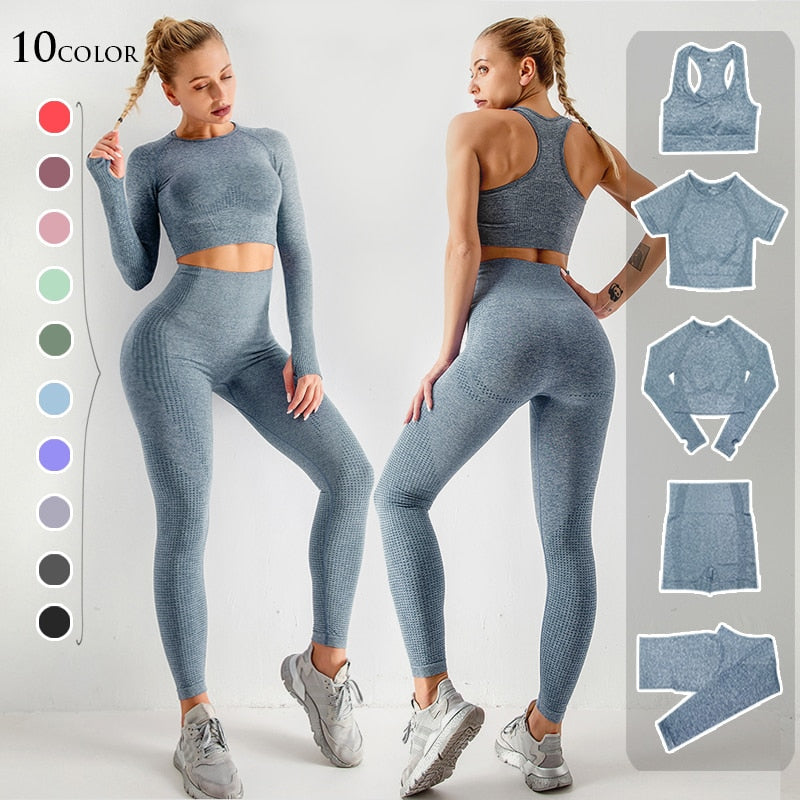 Set de yoga fitness para mujer - 5 piezas 