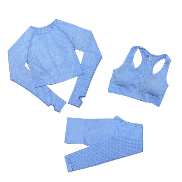 Set de yoga fitness para mujer - 3 piezas