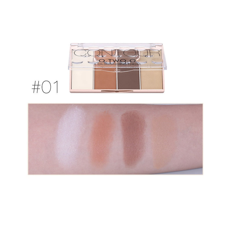 O.TWO.O Paleta Contorno Facial 4 Colores 