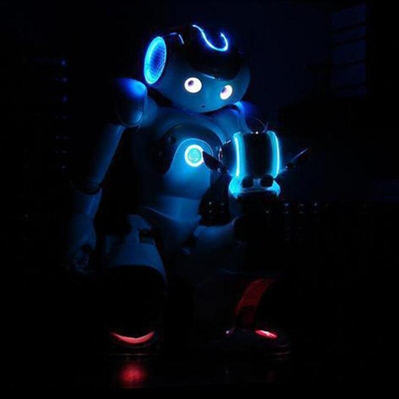 Robot inteligente de juguete, Mini Robot de baile divertido, juguetes con luz Led, música, Robot de baile Hyun, regalo para fiestas infantiles, regalos de Navidad, envío directo