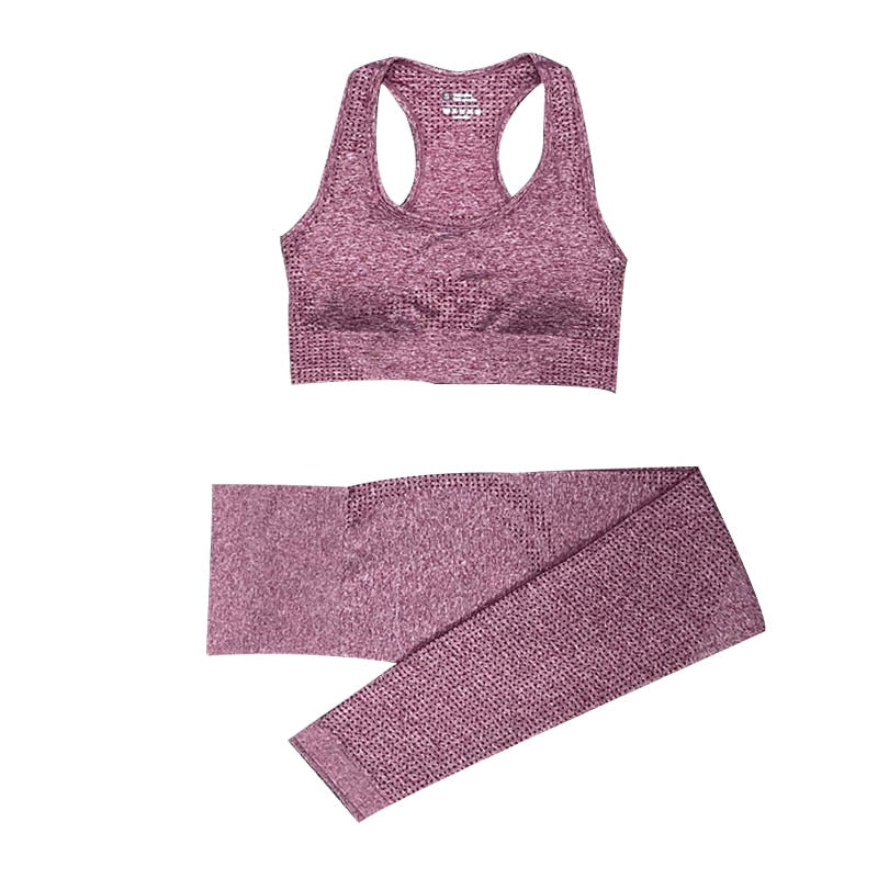 Set de yoga fitness para mujer - 2 piezas