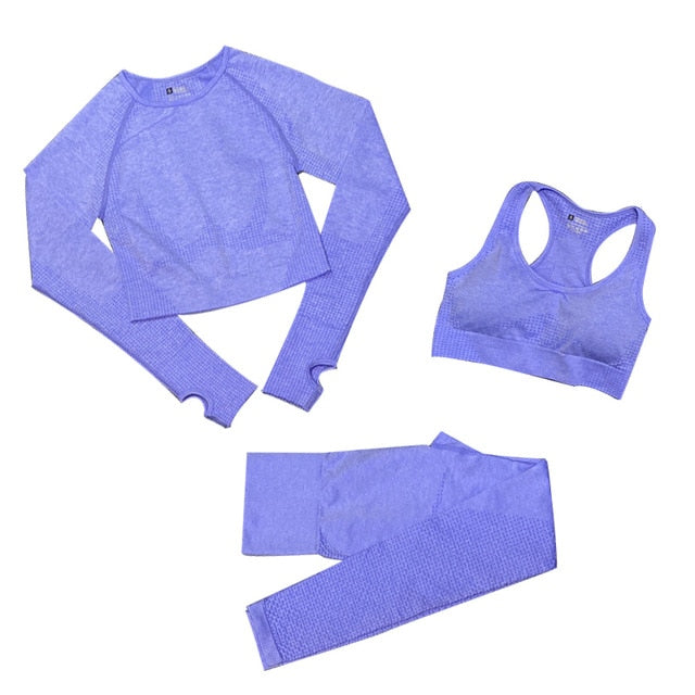 Set de yoga fitness para mujer - 3 piezas