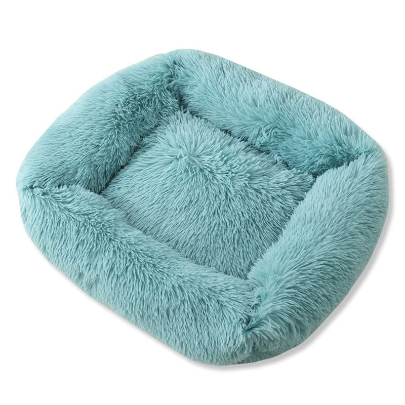 Cama para Perros y Gatos - Peluche Cuadrado 