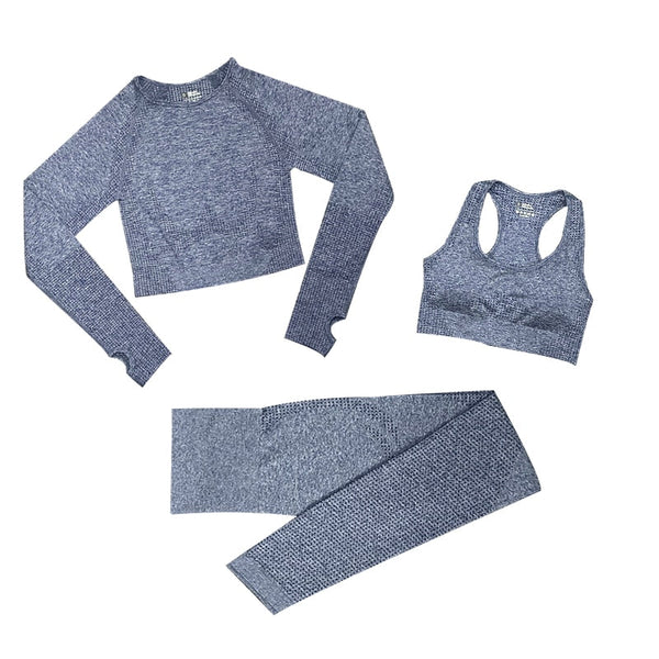 Set de yoga fitness para mujer - 3 piezas