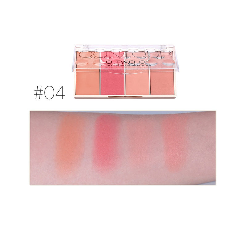 O.TWO.O Paleta Contorno Facial 4 Colores 