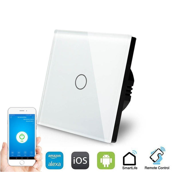 Smart Switch Wifi Pantalla Táctil Wallpad 1 Tecla - Cuadrado