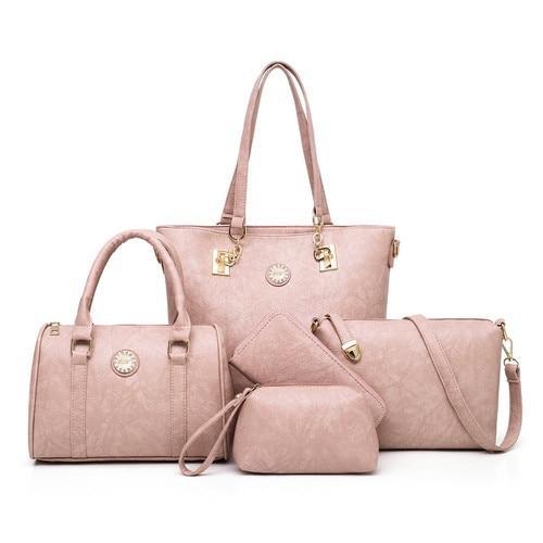 Juego de bolsos de lujo para mujer - 05 piezas 