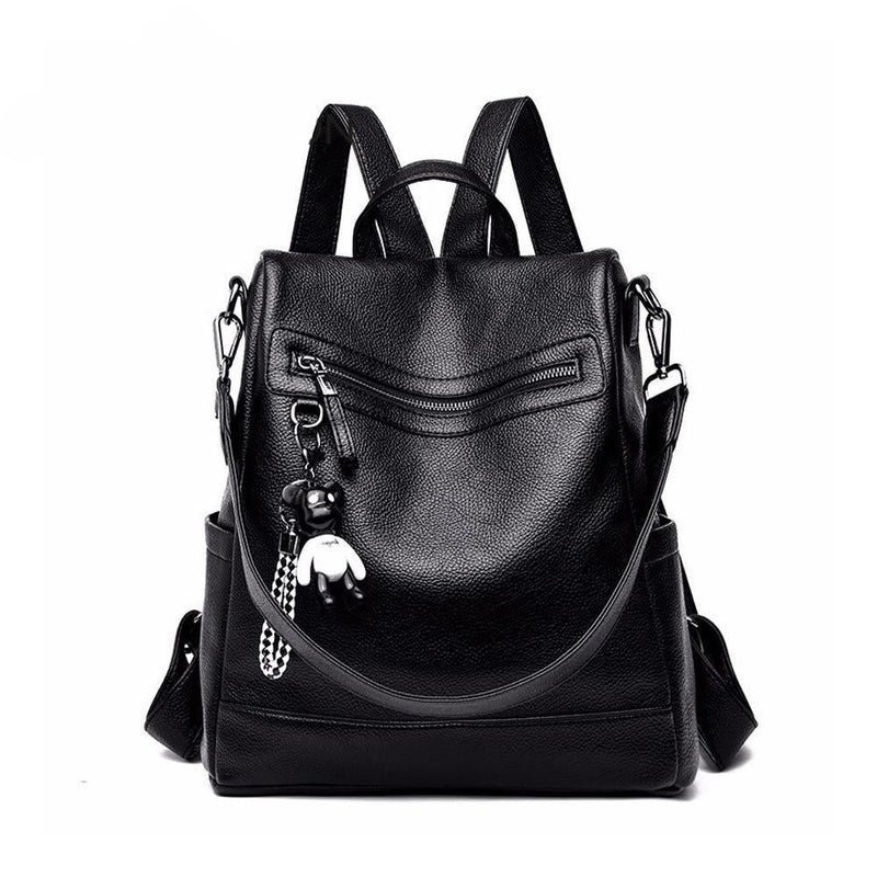 Bolso Mochila Antirrobo Stylus Mujer Negro - Envío Gratis