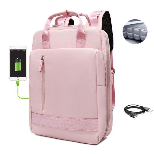 Mochila antirrobo para ordenador portátil para mujer