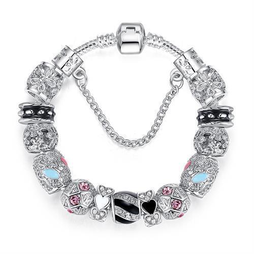 Pulsera con Charm de Cristal 